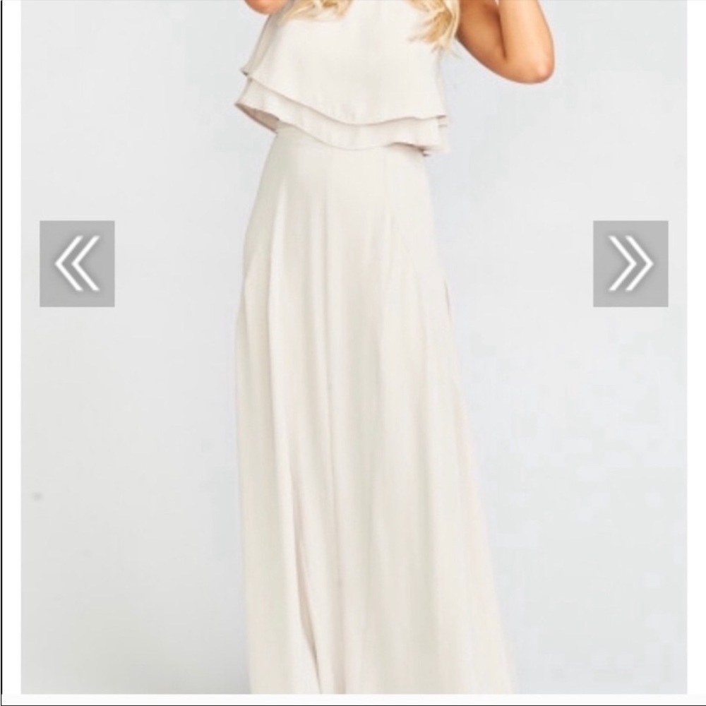 Show me your mumu Maxi Skirt | Small Show me the Ring Crisp - Bridesmaid
